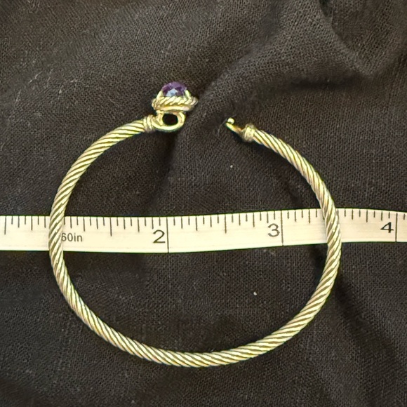 David Yurman Amethyst Petite Chatelaine Bracelet - 3mm - Picture 6 of 6